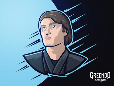 Anakin Skywalker - Star Wars anakin art design fan art illustration logo mascot skywalker star wars starwars vector