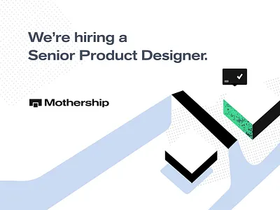 We're Hiring a Senior Product Designer! app career design hire hiring illustration job job posting looking position product product designer startup ui ux vector