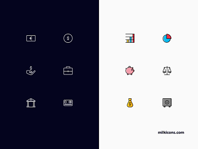 Milk Icons app flat icons graphicdesign icon icon artwork icon design icon pack icon set icons illustrator interface icons milk icons ui uidesigner ux uxdesign uxui webdesign