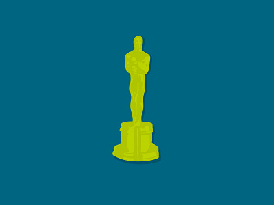 The Oscars for Green Apple Strategy academy awards awards drawing hand drawn illustration illustration art movies oscars procreate social media