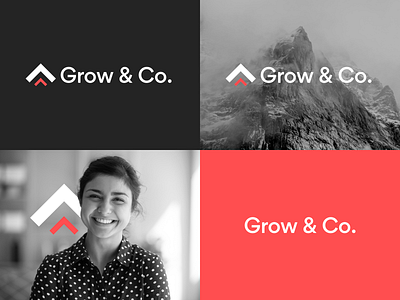 Grow & Co. Branding app branding clean design flat interface logo typeface typography ui user experience ux web design