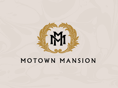 Motown Mansion branding detroit identity logo motown mansion