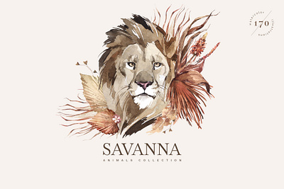 "SAVANNA" Watercolor animals set animal animal set animals animals set background design gold foil illustration paint print texture vector watercolor watercolor animal watercolor animals watercolor animals set watercolor art watercolor illustration watercolor painting watercolors