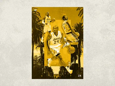 Kobe basketball branding collage design kobe lakers photoshop photoshop art sports branding sports design sports identity