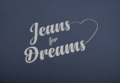 Logo Jeans for Dreams branding creative direction design logo typography