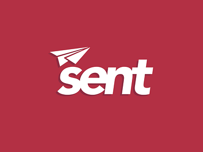 Sent Option 1 church design graphic graphicdesign graphics icon lockup logo logo design logotype paperplane plane send sent vector