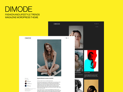 DIMODE - Fashion and Lifestyle Trends Magazine WordPress Theme art cinema culture design fashion graphic design influencers interface design journalism lifestyle blog magazine minimalistic music trends typography ui ux web wordpress design wordpress theme