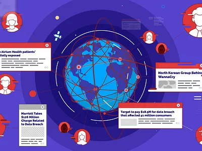 Dangerous Network danger earth globe guy hacker illustration network