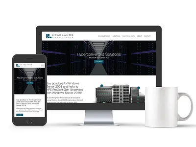 Headlands Website responsive web design web design wordpress