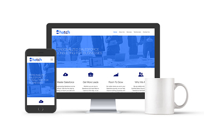 HatchTC Website bootstrap responsive web design web design