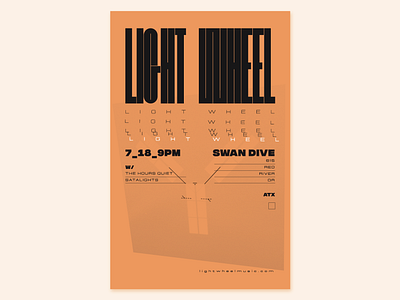 LW 0718 concert illustration poster typography vector