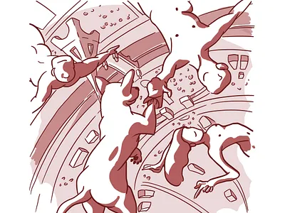 plastic love - hi people nice to meet you album album art album cover dog dog illustration flying dog illustration music spotify