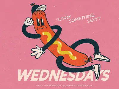 Wednesday: Gettin' Through The Work Week (A PSA) illustration