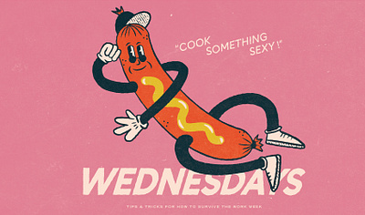 Wednesday: Gettin' Through The Work Week (A PSA) illustration
