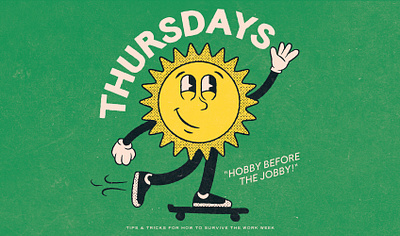 Thursday: Gettin' Through The Work Week (A PSA) illustration