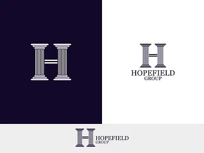 Hopefield Group - Brand Identity Design branding design graphic design illustration logo