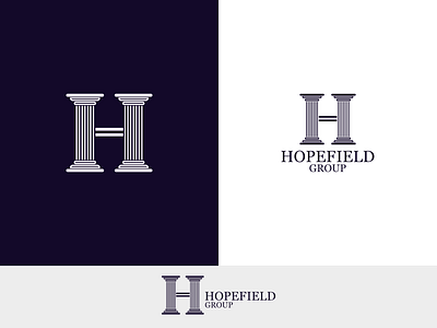 Hopefield Group - Brand Identity Design branding design graphic design illustration logo