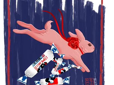 Chinese Zodiac Rabbit chinese culture chinese new year design illustration lunar new year procreate rabbit white rabbit