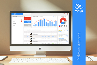 admin panel - online store Velox admin admin design admin panel design store ux web