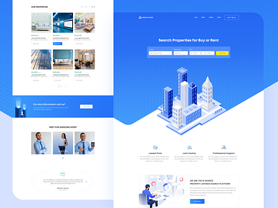 Property Buy-Sale-Rent agent buy landingpage property property developer property search rent sale ui uidesign web design webdesign