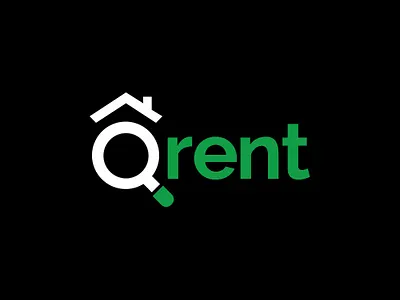QRent.Net adobe photoshop branding clean design logo logomark
