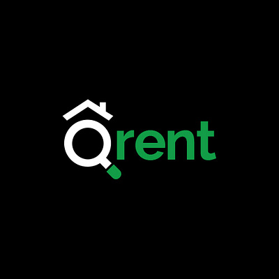 QRent.Net adobe photoshop branding clean design logo logomark