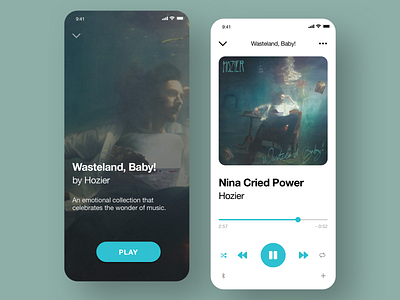 Music Player - Daily UI #009 app dailyui design mobile music music player ui ux