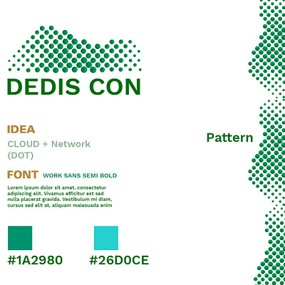 Dedis Icon cloud concept idea it logo logo netwoking