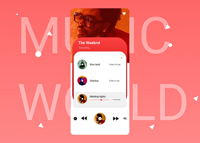 Music app animation app branding concept design dribbble dribble illustration minimal ui uidesign ux ux ui ux design