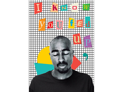 Keep Ya Head Up 2pac adobe photoshop collage art design motivation motivational motivations poster