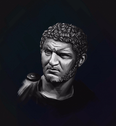 Marcus Aurelius art boy cg digital draw illustration italy man paint philosopher rome