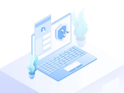 Web personal data data design illustraion illustration isometric isometric art isometry landing ui vector web web design