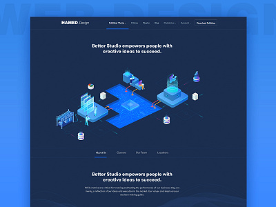 illustrates the process of a company design flat illustration illustrator typography ui ux vector web website