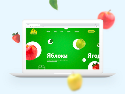 Website Conception apple flat green minimal ui web webdesign website