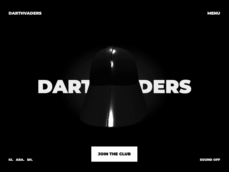 Darth Vader Mouse Move - CodePen 3d animation codepen dark darth vader darthvader design interaction interactive starwars web