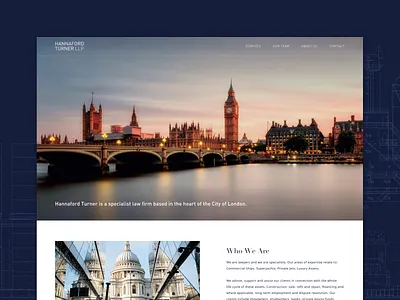Hannaford Turner Homepage damn fine law firm legal web