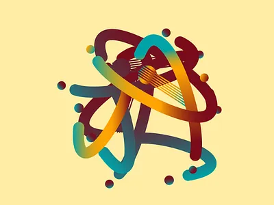 ### abstract animation design flat illustration illustrator logo vector