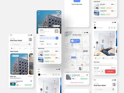 Hotel Booking - Eksploration accommodation ann booking homepage hotel hotel app hotel booking hotels mobile mobile app mobile app design mobile design mobile ui reservation