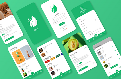 Foodplus design concept design ecommerce food fruit green groceries ui ui ux