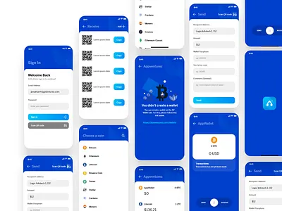 Bitcoin | Wallet adobexd app interaction bitcoin bitcoin wallet clean creative logo mobile application money transaction ui design ux design wallet