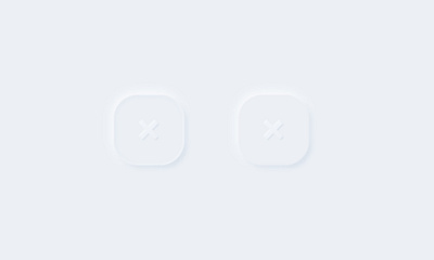 Neu Buttons buttons cold color design icon neumorphism ui