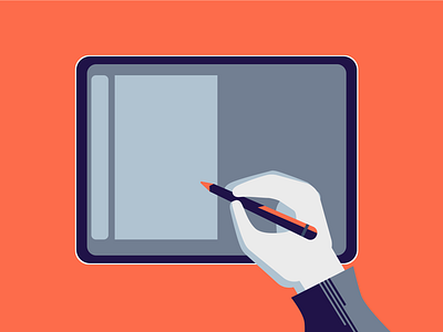 Graphic Artist artist color designer digital tablet geometrical graphic hand limited modern tablet
