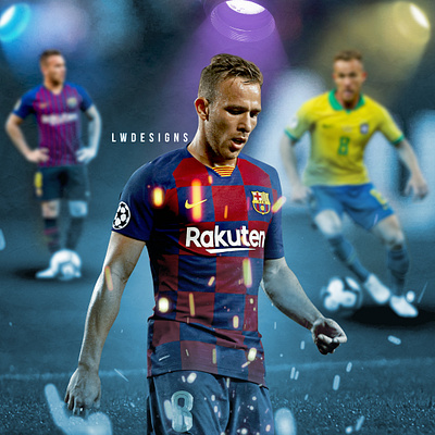 Arthur Melo - FC Barcelona arthur melo barcelona cr7 design fc barcelona fifa fifa 20 fifa 20 edit football football club football design football edit footballer illustration lionel messi lionel messi edit photoshop poster soccer edit wallpaper