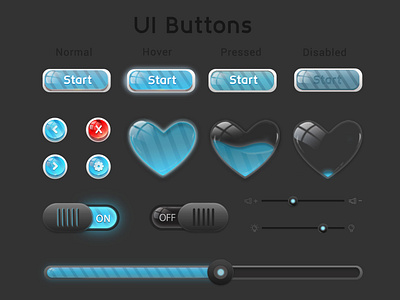 UI exploration buttons buttons exploration ui design web