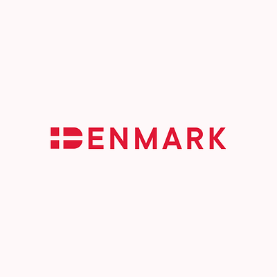 Denmark brand branding country denmark flag flag logo illustration letter logo logotype mase monogram symbol typography