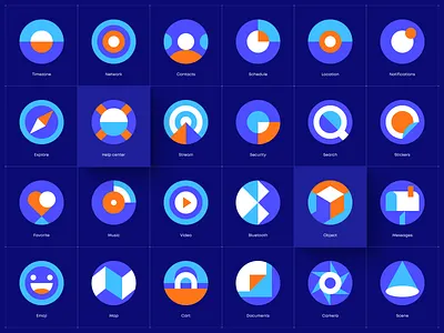 Symbol. Icons pack flat flatdesign grotesk grotesque icons icons pack ui vector