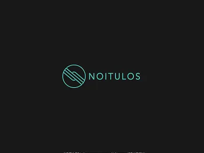 " Noitulos" branding brandmark business design graphic design logo logo design logo maker logotype logotype black white creative minimal