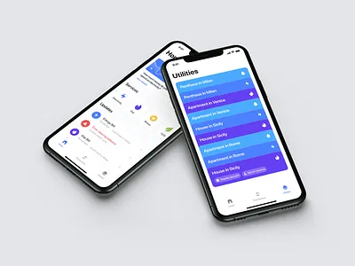 Tate.it - Bills Managment Application app clean design design app product product design ui ux