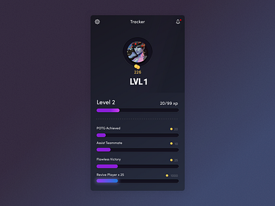 Game Achievement Tracking App achievement app game mobile overwatch tracker ux video game videogame
