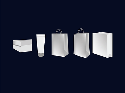 Collection of Bags hero illustration illustrator mockup mockup psd vector